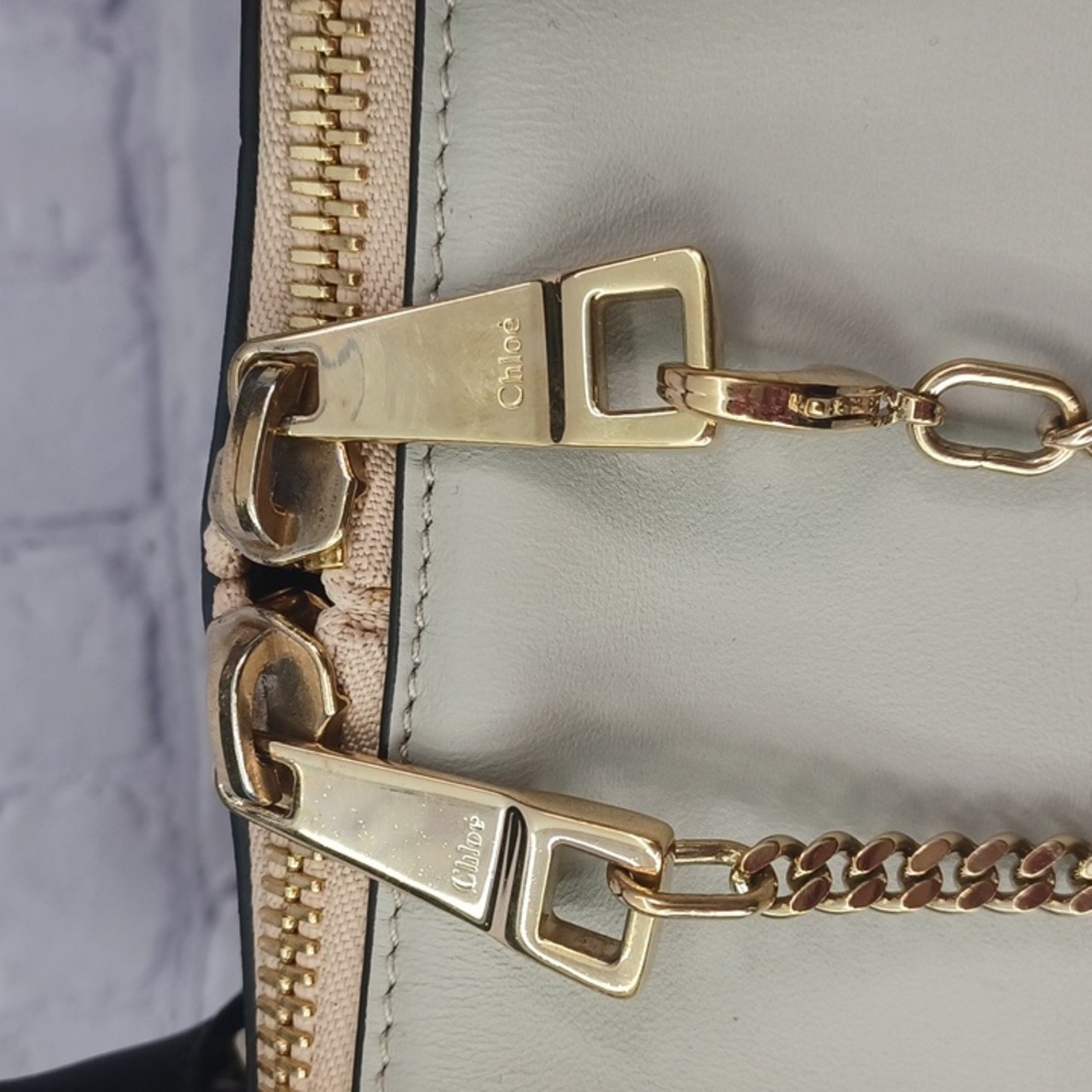 Chloe Tote Bag with Gold Accents - Picture 3 of 16